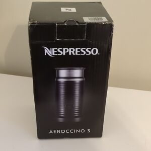 Nespresso Aeroccino 3 Milk Frother - Elegant Black